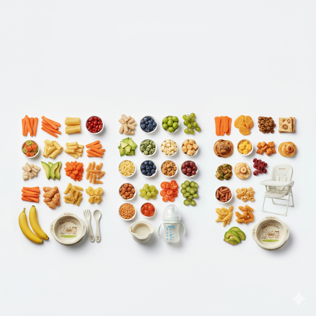 safe first finger foods for baby led weaning 6 months