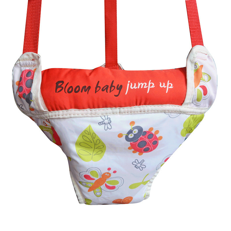 Baby jump up with colorful designs and 'Bloom baby jump up' text on a white background