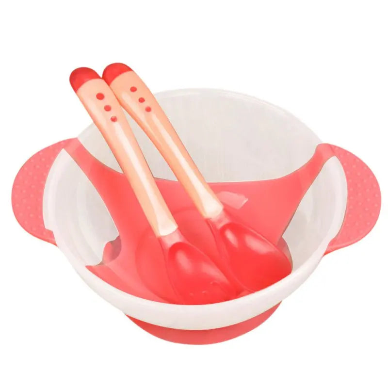 Ultimate Suction Cup Baby Bowl Set - Perfect Training Dishes with Spoon for Hassle-Free Feeding