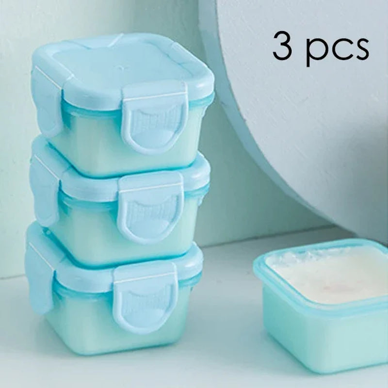 Ultimate 3-Piece Baby Feeding Bowl Set - Portable, Microwave-Safe Dishes with Sealed Storage for Easy Mealtime!