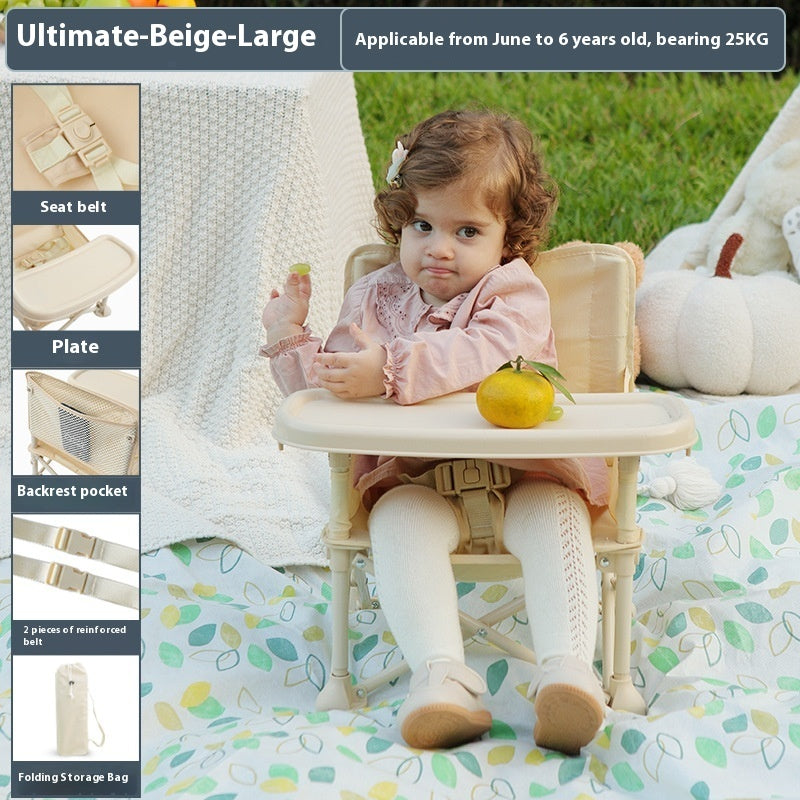 Mini Beach Dining Chair | Portable Baby Seaside Stool