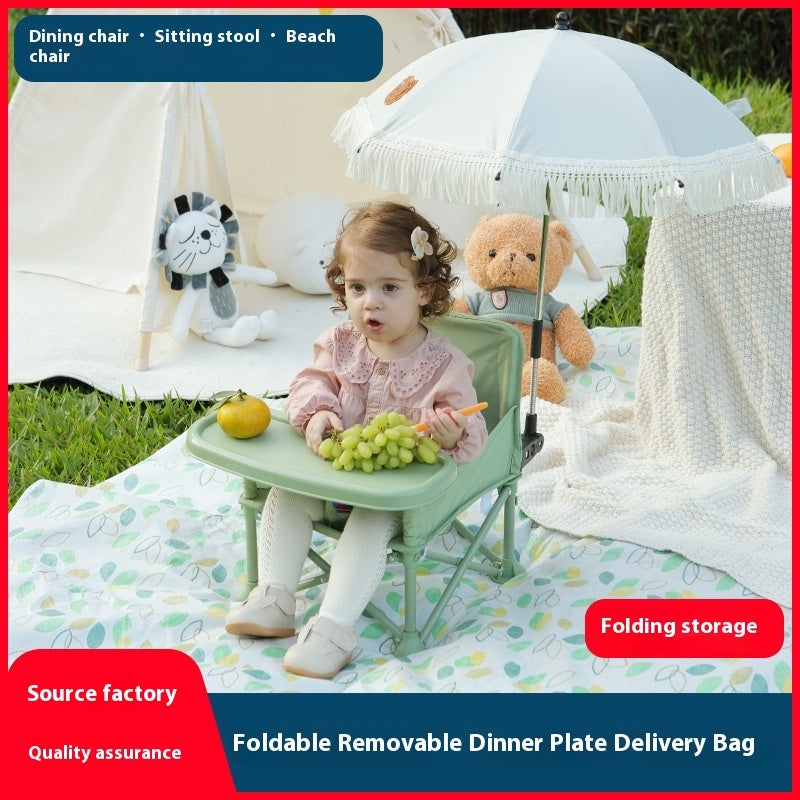 Mini Beach Dining Chair | Portable Baby Seaside Stool