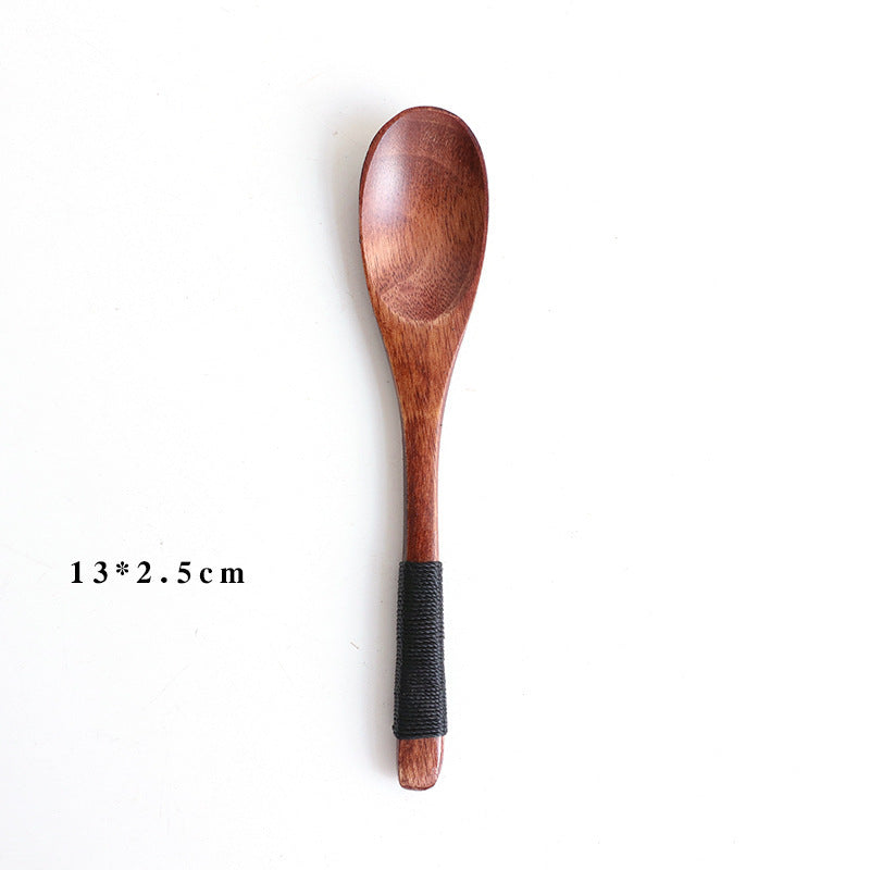 TinyWooden Baby Eating Spoon – Natural Wooden Construction, Safe & Durable Design | Essential First Feeding Utensil for Infants & Toddlers