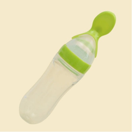 Nestacular's Mess-Free 2-in-1 Baby Feeder | Puree Squeeze Spoon