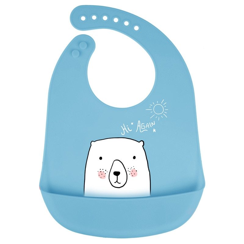 Durable Waterproof Bib | Pocket Napkin for Baby Feeding
