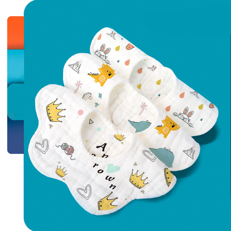 AngelNest Rotating Flower Waterproof Baby Bib