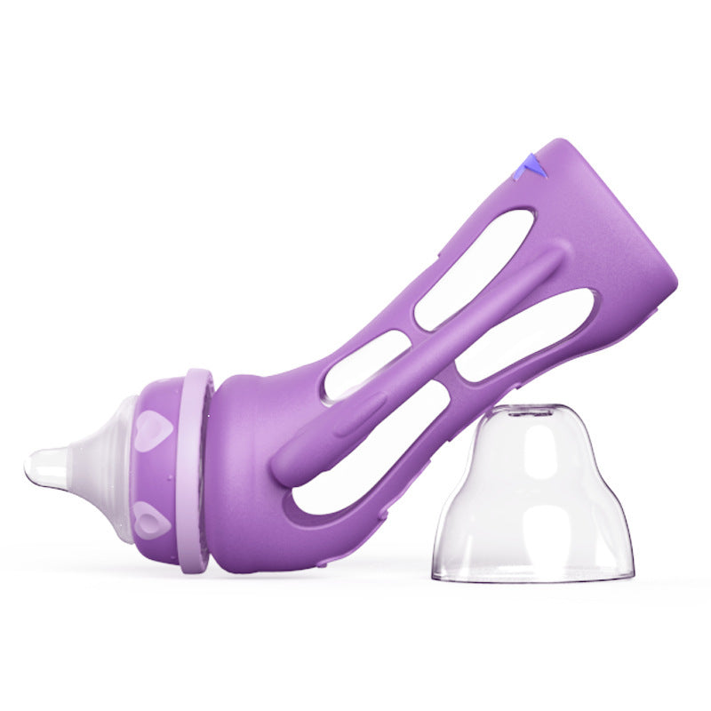 SnugNest Drop-Resistant Glass Baby Bottle