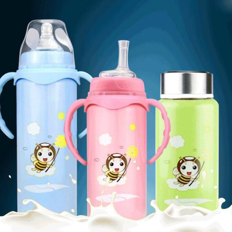 TotDream Stainless Steel Baby Feeding Bottle