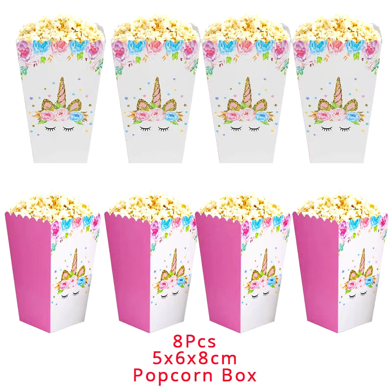 Magical Unicorn Birthday Party Tableware Set - Plates, Cups & Banner for Girls - Ideal Baby Shower Gift!