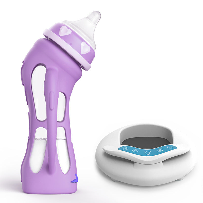SnugNest Drop-Resistant Glass Baby Bottle
