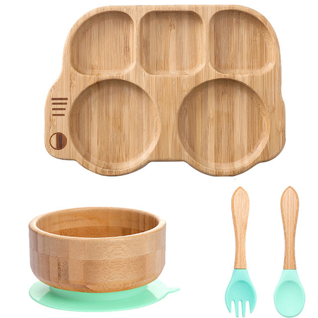 SnuggleSprout Wooden Feeding Bowl