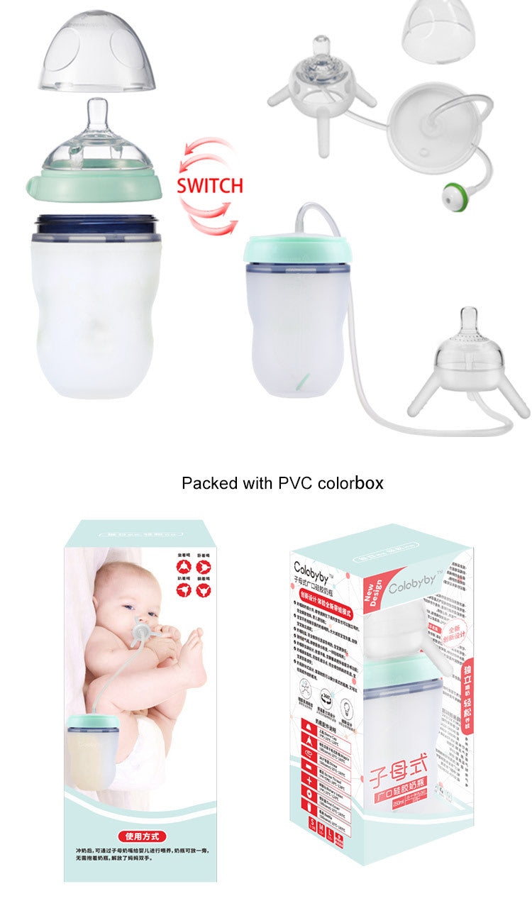 CutieNest Silicone Sippy Training Cup