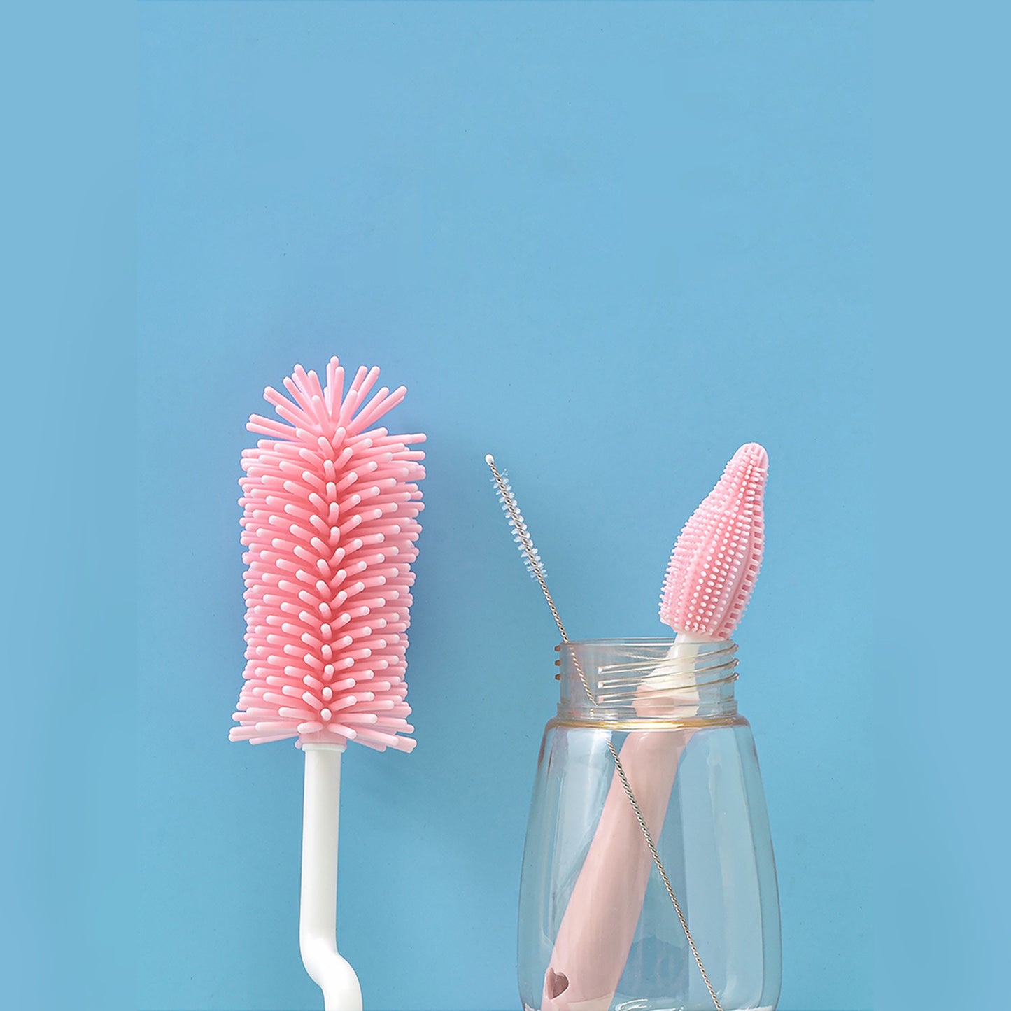 SweetPea Tots Silicone Baby Bottle Brush