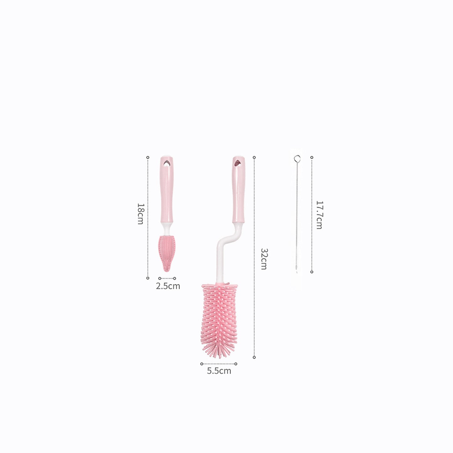 SweetPea Tots Silicone Baby Bottle Brush