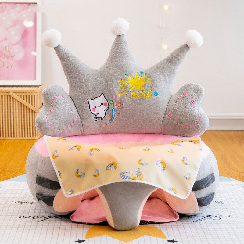 Princess - Toddler Learning to Sit Support Seat | Plush Baby Sofa