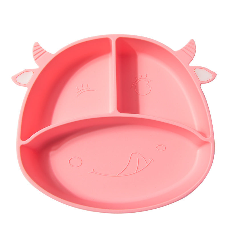 BumuBaby Silicone Baby Bowl & Plate | Integrated Non-Slip Feeding Set