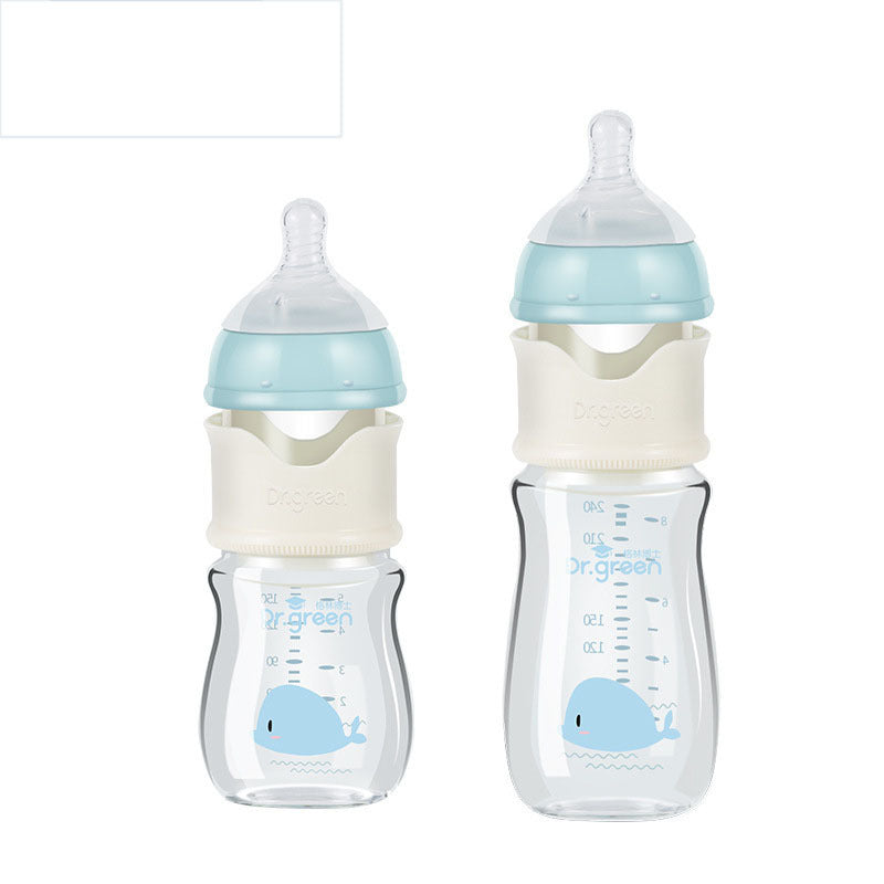 Durable Glass Feeding Bottle | Easy-to-Clean Infant Bottle