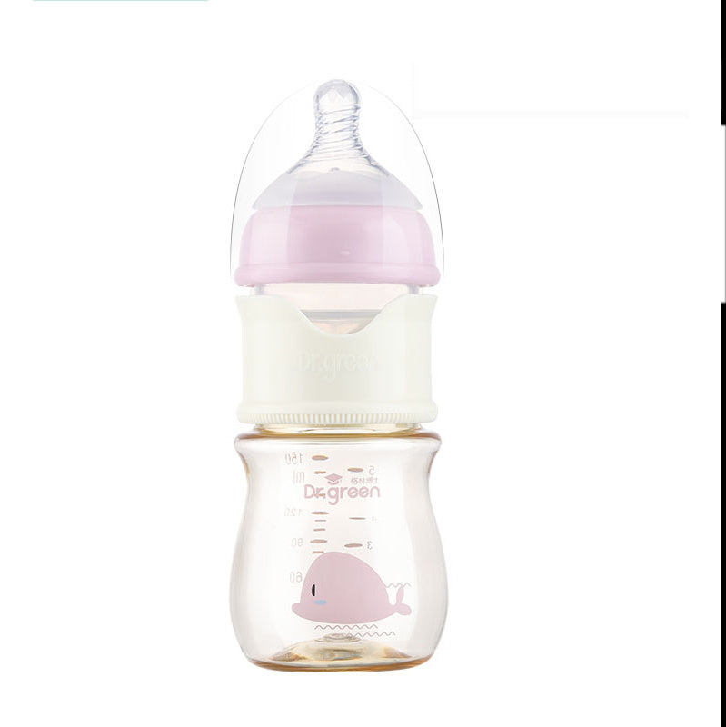 Durable Glass Feeding Bottle | Easy-to-Clean Infant Bottle