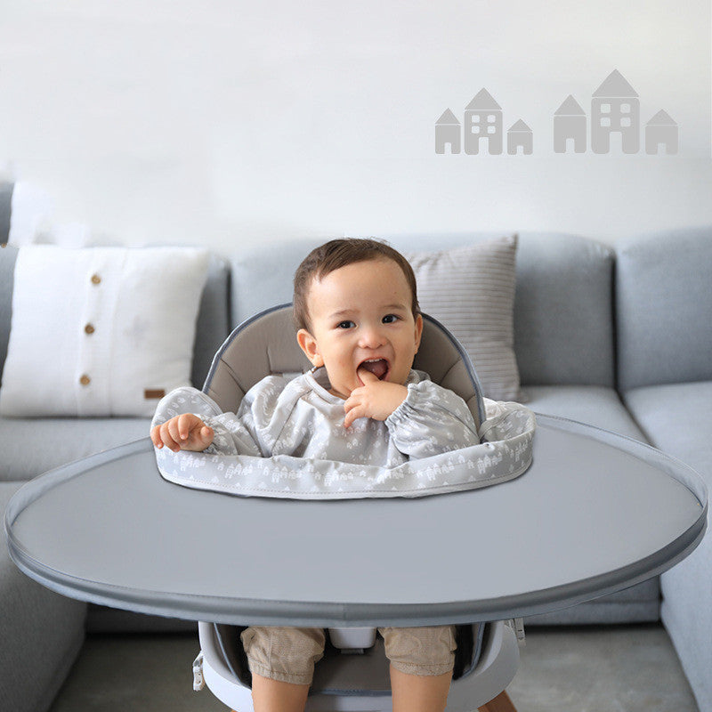 BibTray Baby Eat Dirty Mat - Waterproof Baby Eating Bib with Spill-Resistant Design | Essential Feeding Accessory for Mess-Free Mealtime with Toddlers