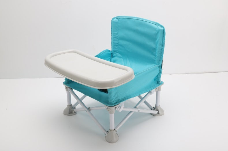 Momobebe Portable Folding High Chair - Safe Metal Construction, 6+ Months Support | Premium Baby Feeding Solution for Growing Families