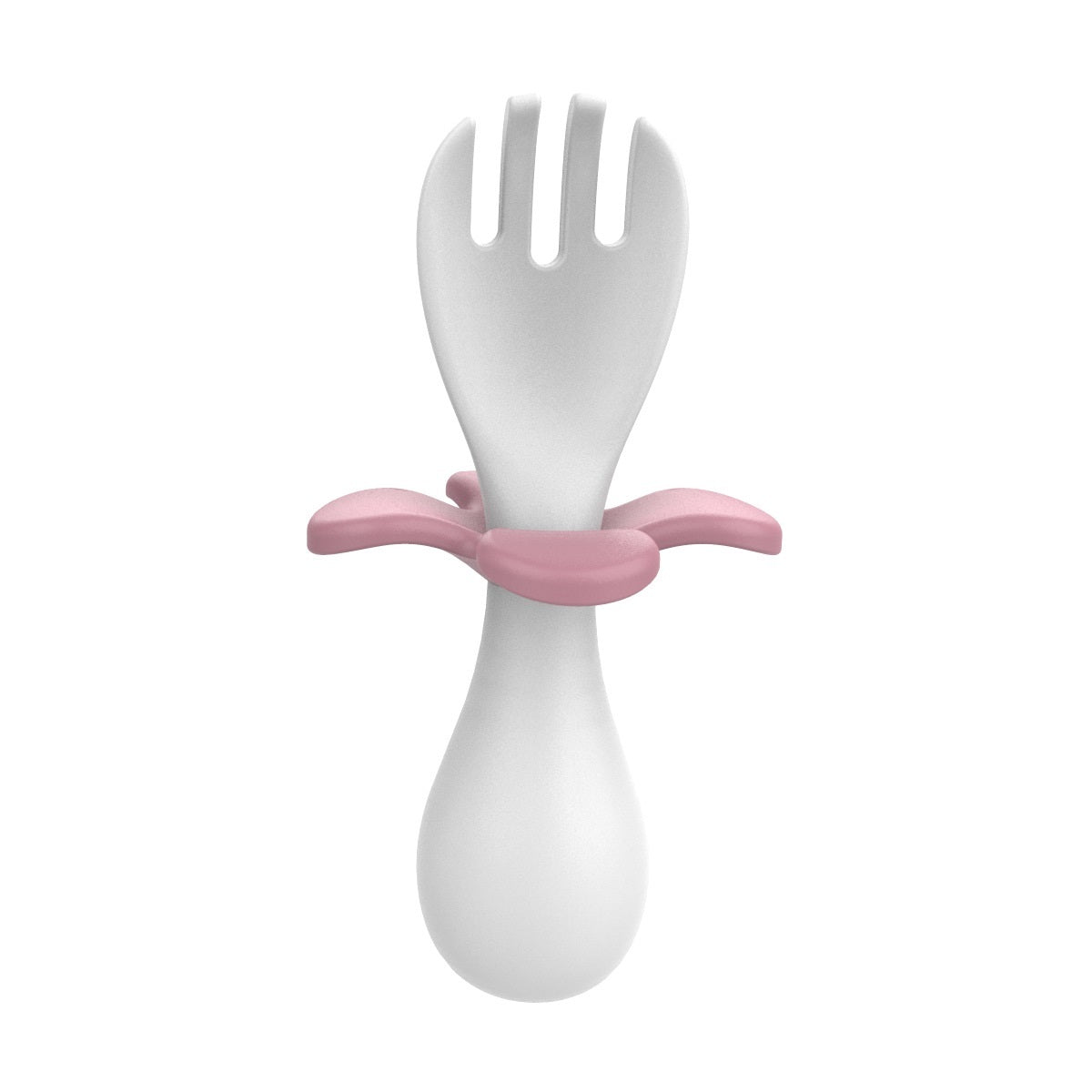 TinyDine Baby Eating Training Portable Fork and Spoon – Safe, Lightweight & Easy-to-Clean Design | Essential Self-Feeding Tableware for Infants & Toddlers