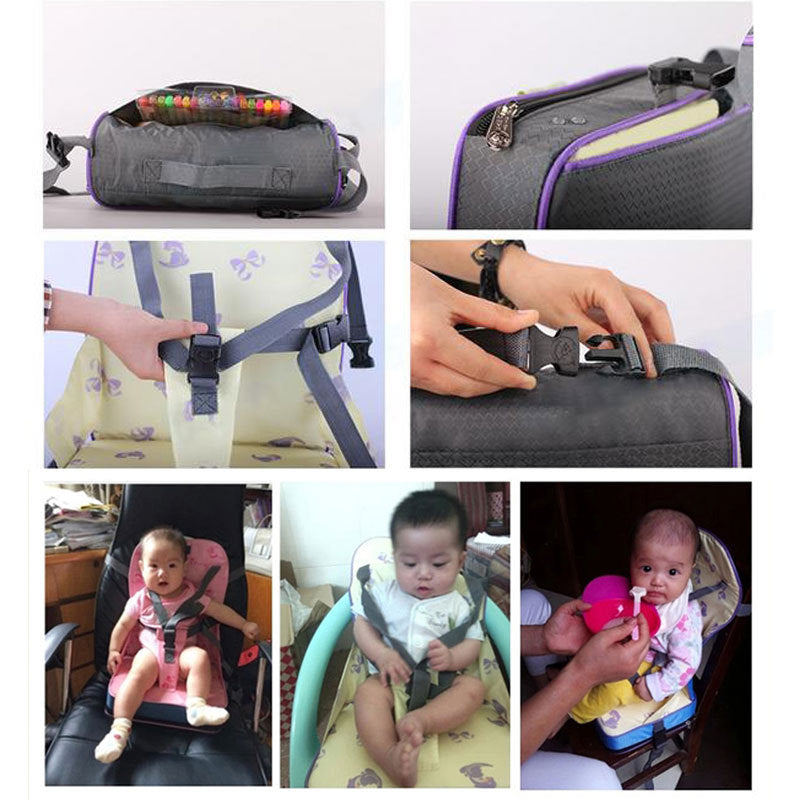 Go-Anywhere Booster Seat | Portable Baby Chair Harness