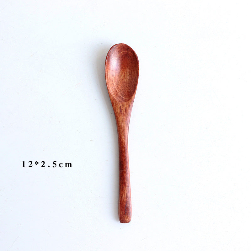 TinyWooden Baby Eating Spoon – Natural Wooden Construction, Safe & Durable Design | Essential First Feeding Utensil for Infants & Toddlers
