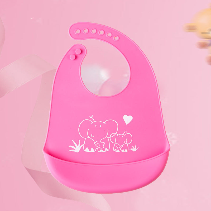 BubbyBud Eating Silicone Bib – Soft, Waterproof & Easy-to-Clean Design | Essential Mess-Free Feeding Accessory for Babies & Toddlers