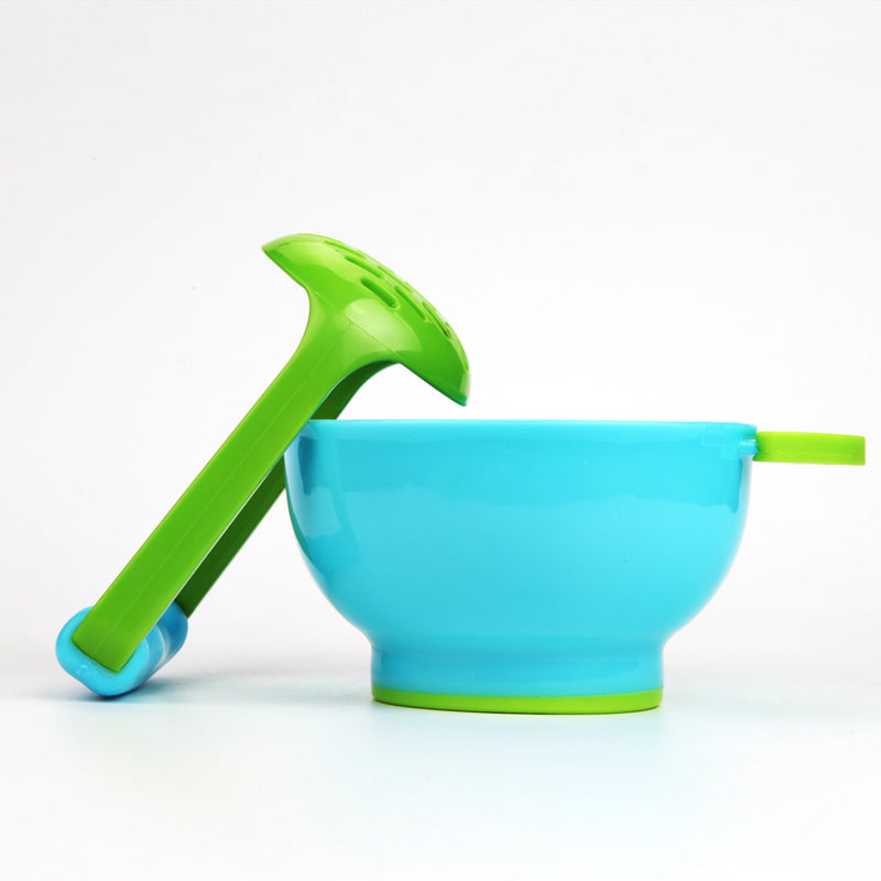 NUK On-the-Go Fresh Food Masher | Travel Baby Grinding Bowl