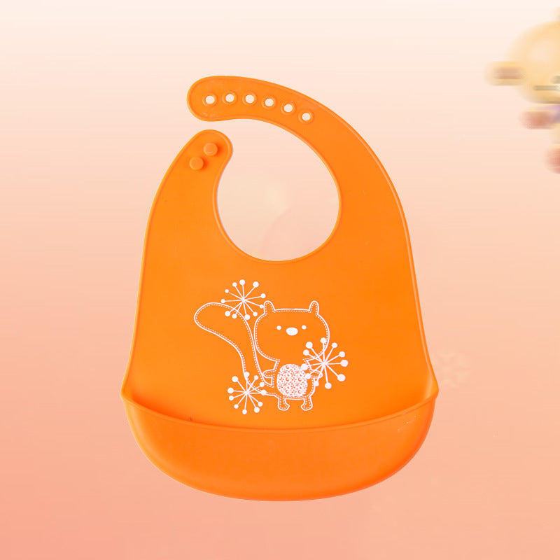 BubbyBud Eating Silicone Bib – Soft, Waterproof & Easy-to-Clean Design | Essential Mess-Free Feeding Accessory for Babies & Toddlers