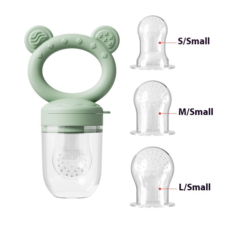 Tottoes Silicone Baby Food Feeder – Edible Fruit Teether & Solid Food Nipple for Infants