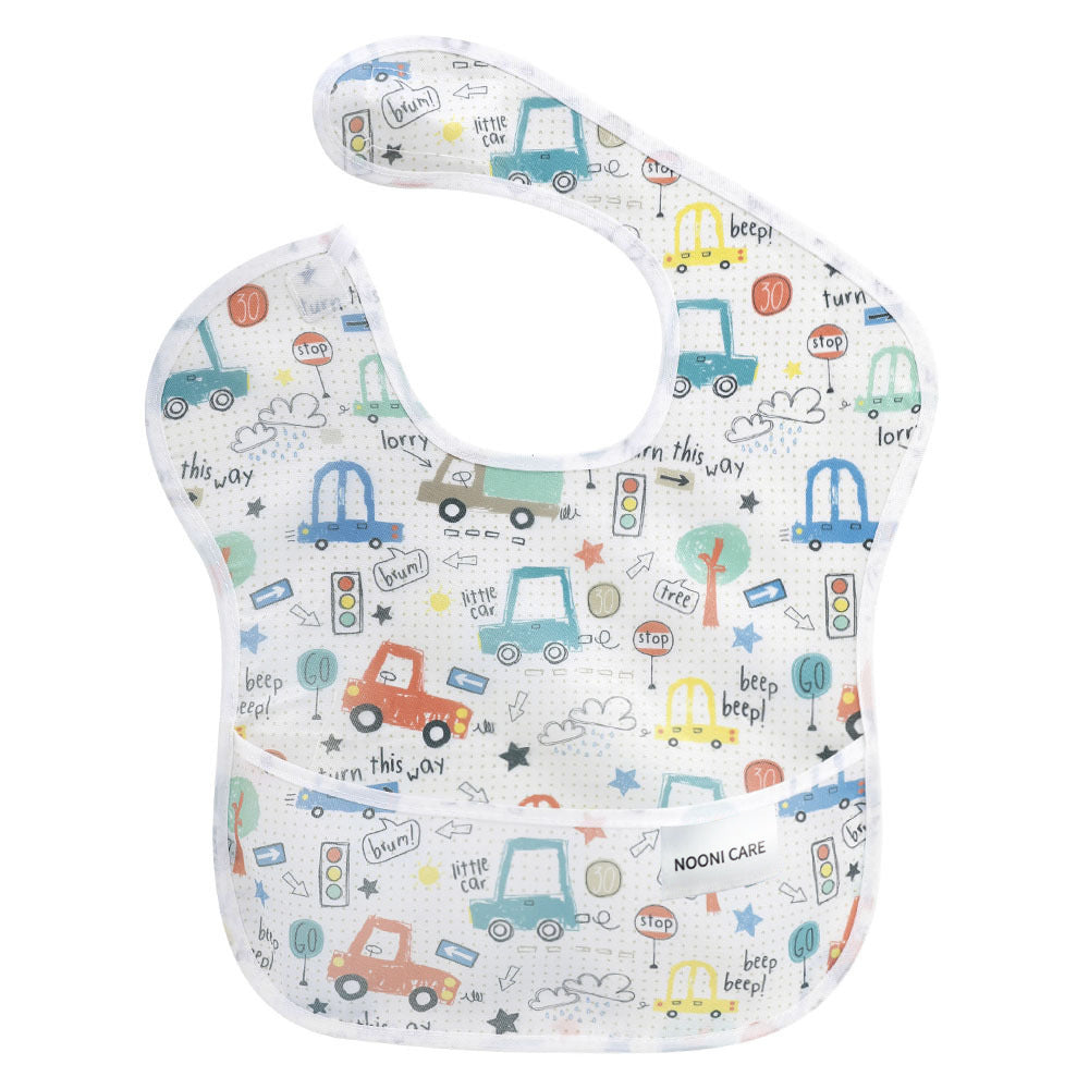 NooniCare Baby Eating Bib – Soft, Waterproof & Easy-Clean Silicone Design | Essential Feeding Accessory for Babies & Toddlers