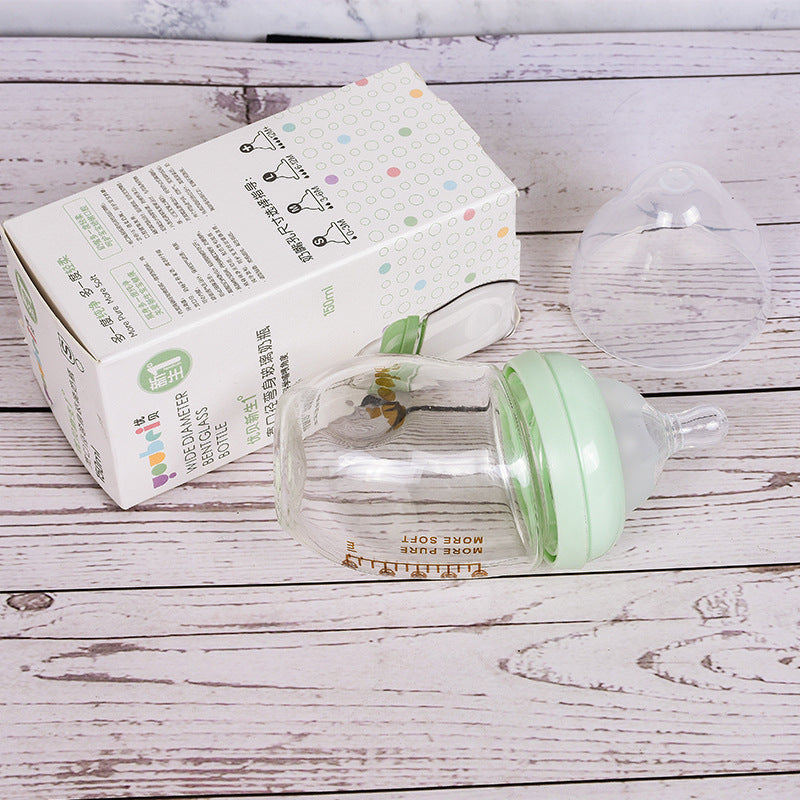 Sunbeam Tots Borosilicate Glass Baby Bottle
