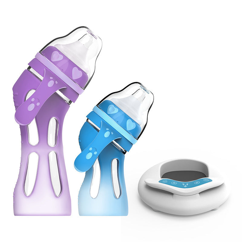 SnugNest Drop-Resistant Glass Baby Bottle