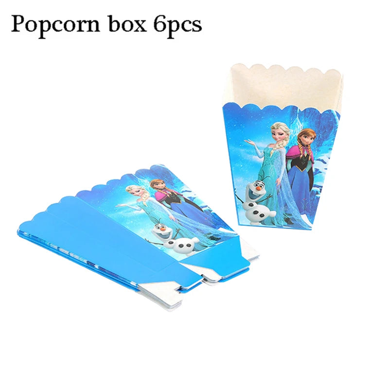 Enchanting Frozen Anna & Elsa Birthday Party Supplies – Disposable Tableware, Plates, Cups, Napkins, Balloons for Kids & Baby Showers