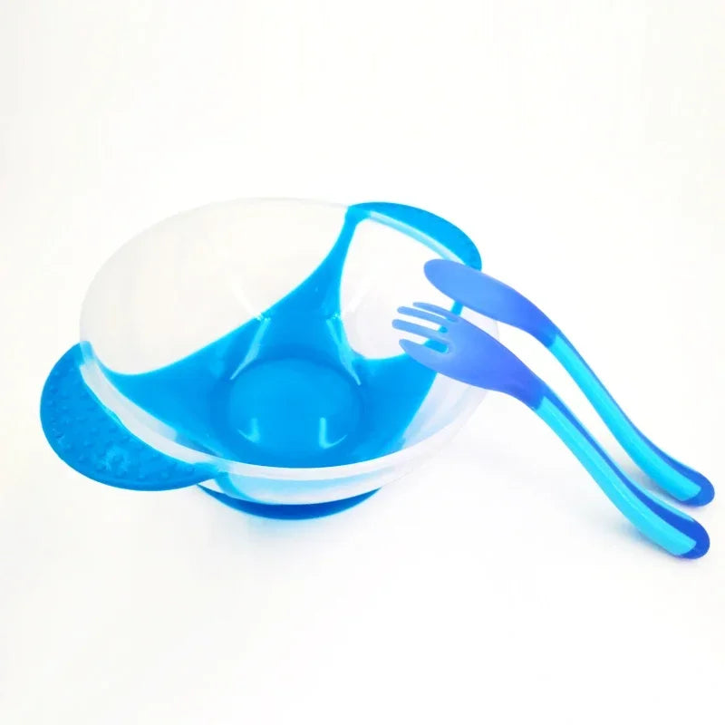 Ultimate Suction Cup Baby Bowl Set with Spoon - Ideal Training Tableware for Little Ones!