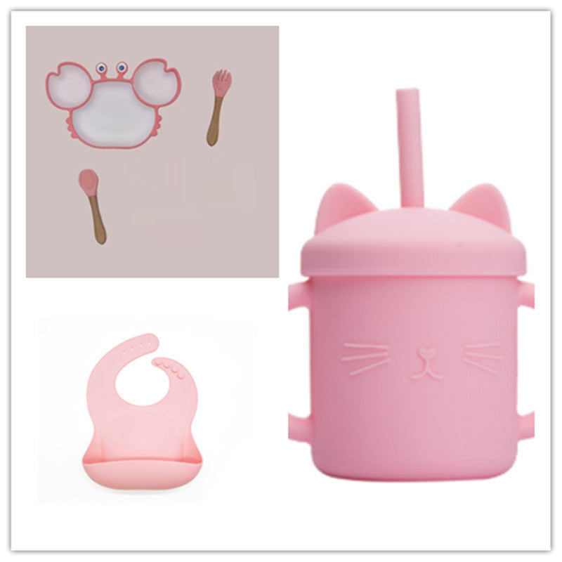 GoofyCub Silicone Baby Plate