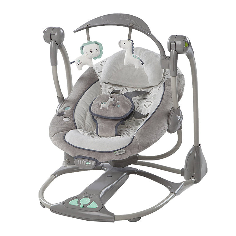 Nestacular Electric Baby Rocking Chair in Cherry Blossom Powder with music, motion, and adjustable settings
