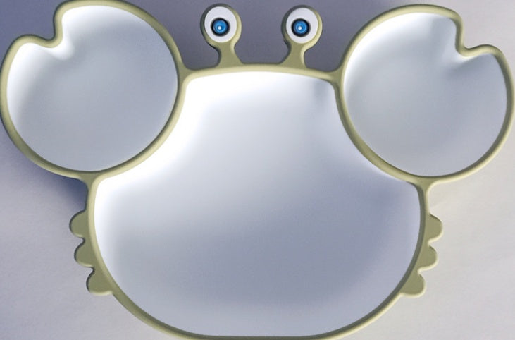 GoofyCub Silicone Baby Plate