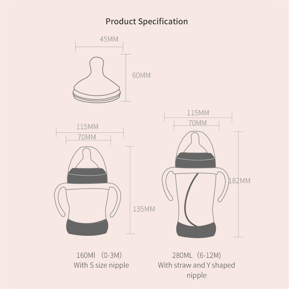 Babsy Newborn Baby Bottle