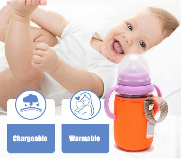 USB Baby Bottle Warmer | Compact On-the-Go Milk Heater
