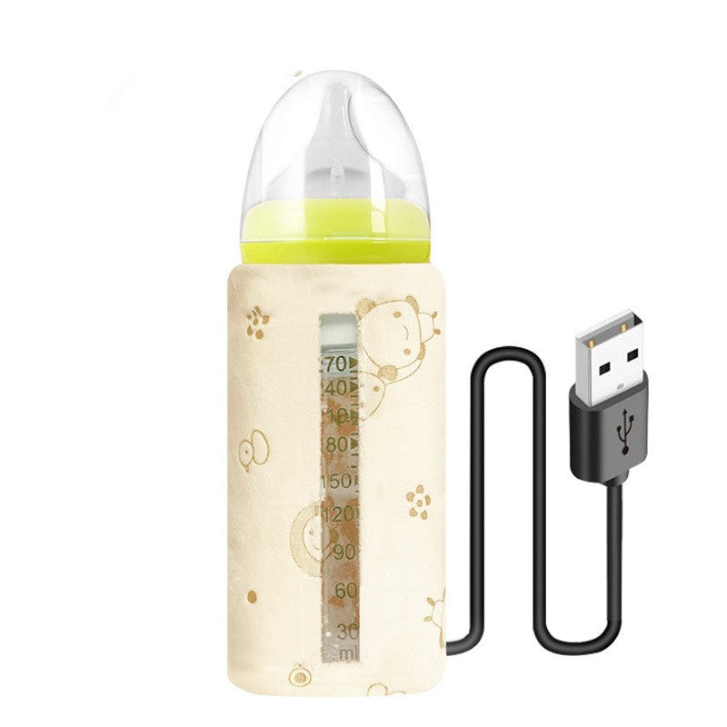 JellyTots USB Baby Bottle Warmer – Portable Thermal Insulation Bag with Thickened Cover