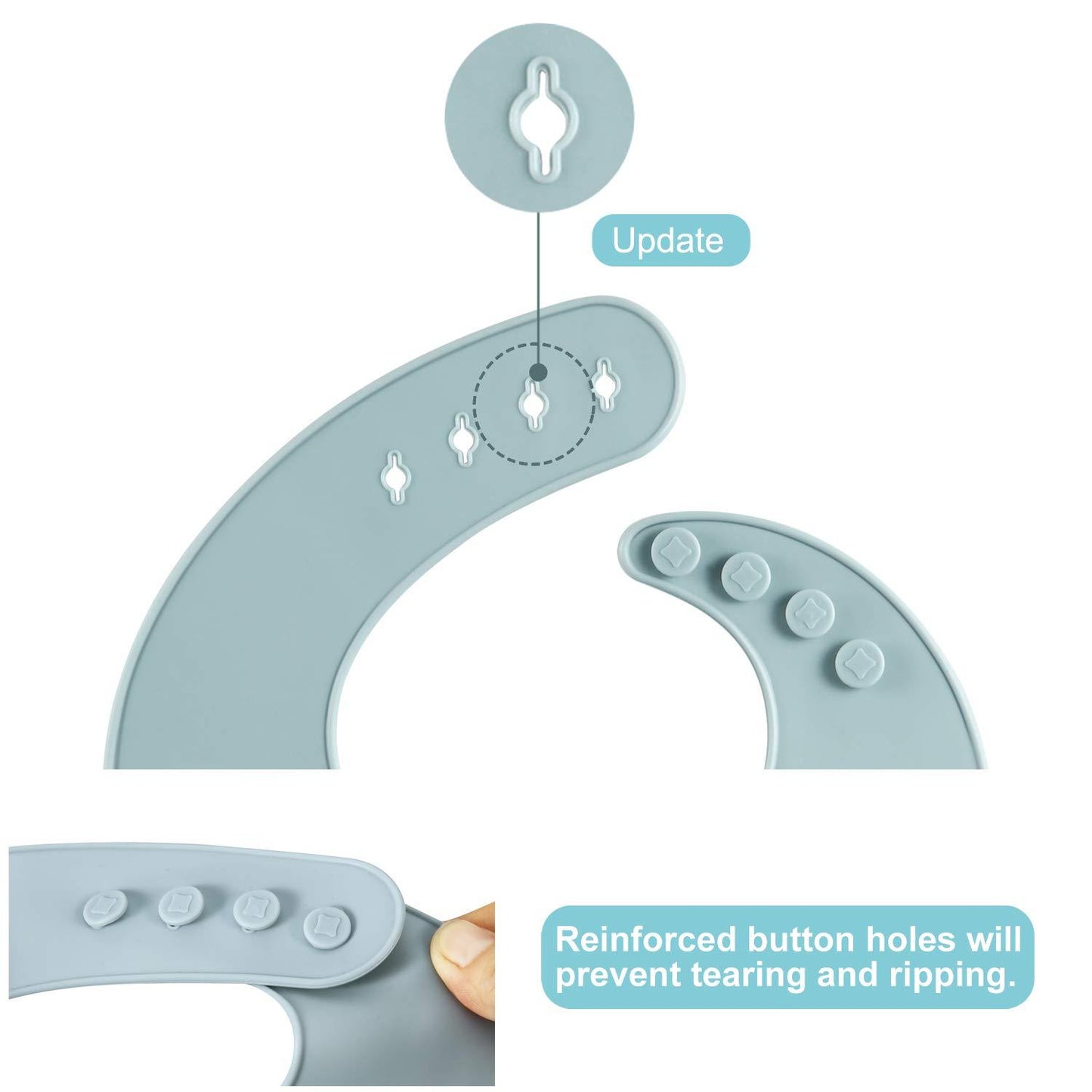 WarmNest Silicone Baby Bibs