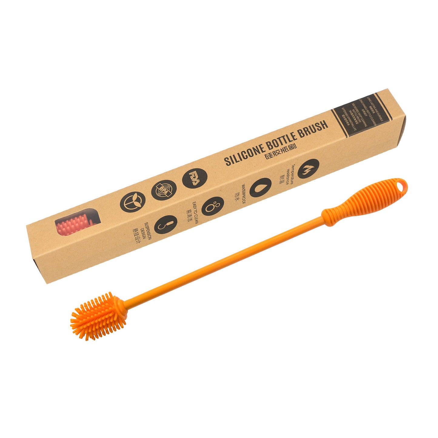 WiggleTots Silicone Baby Bottle Brush
