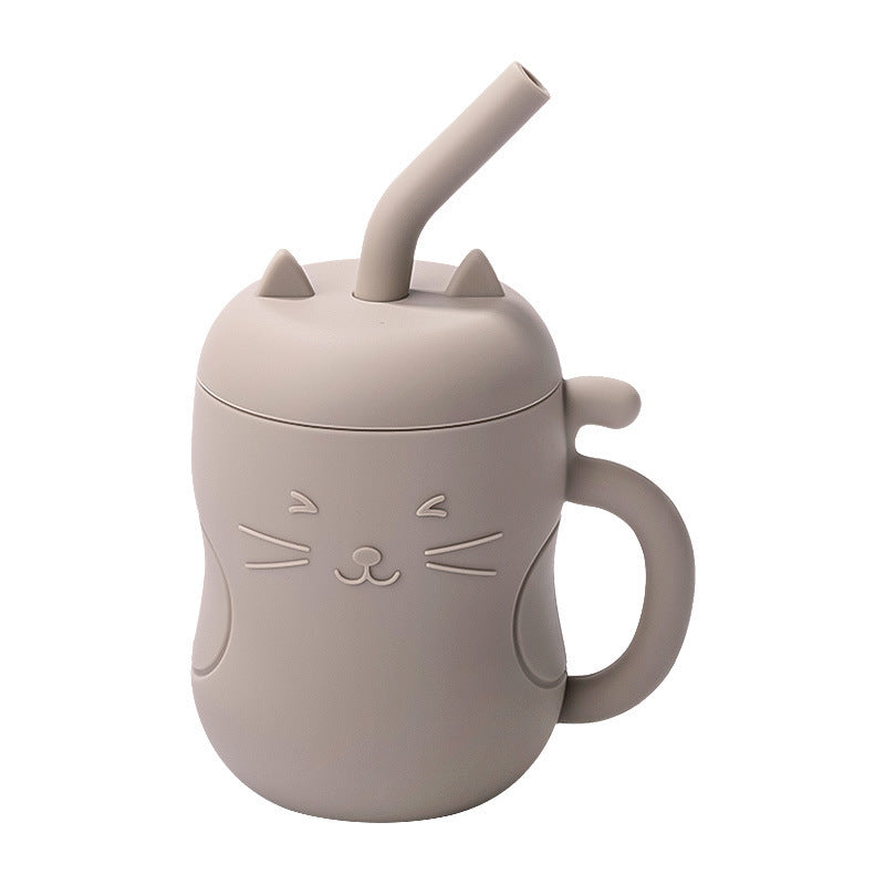 SipNest Baby No-Spill Silicone Cup with Straw – Durable, Safe & Easy-to-Clean Design | Essential Drinking Cup for Babies, Toddlers & Maternal Child Care