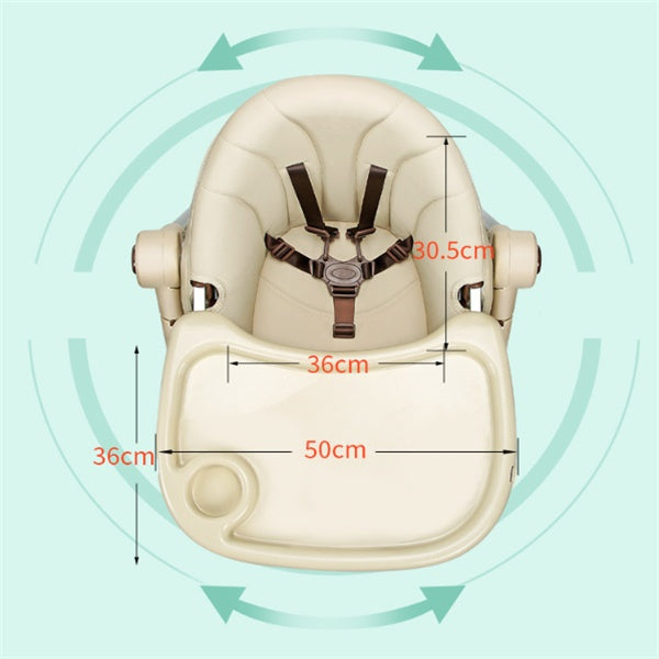 Durable Plastic Baby Chair | Simple Infant Feeding Seat
