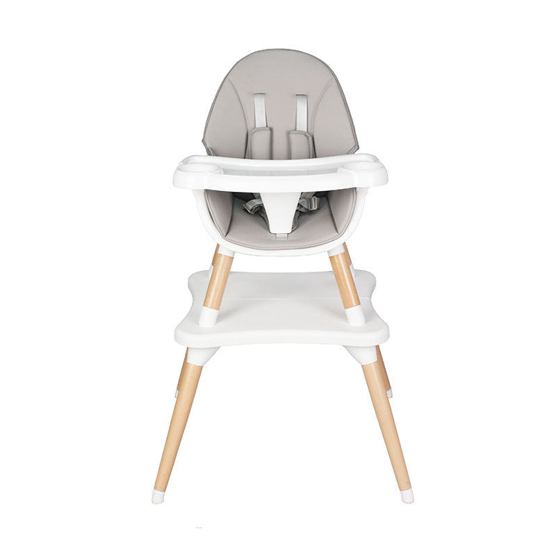 Family Mealtime Solution | Convertible Wooden High Chair & Table