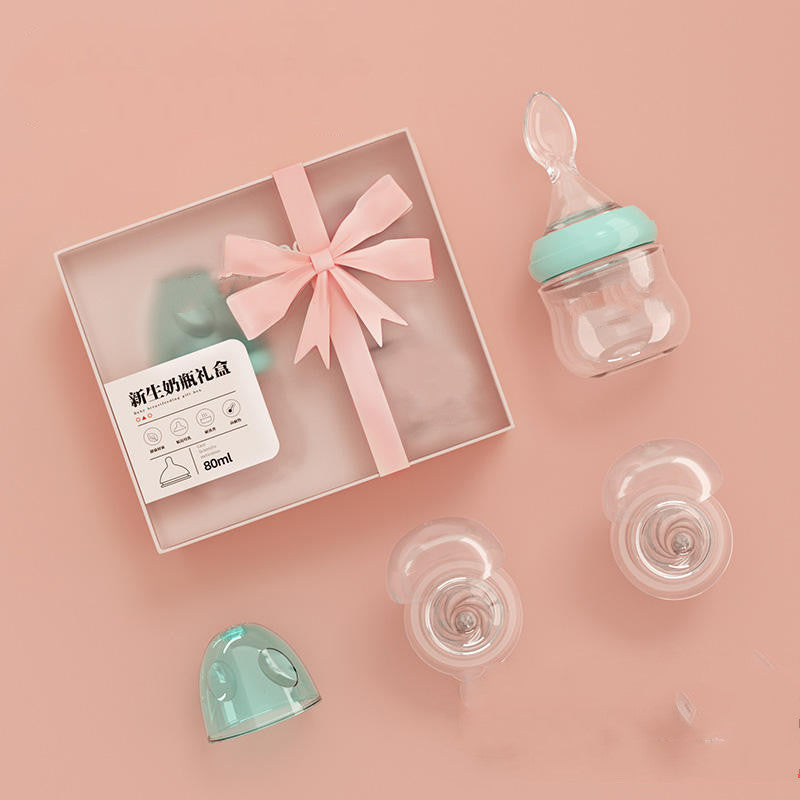 Kinderly Silicone Baby Feeding Spoon Bottle