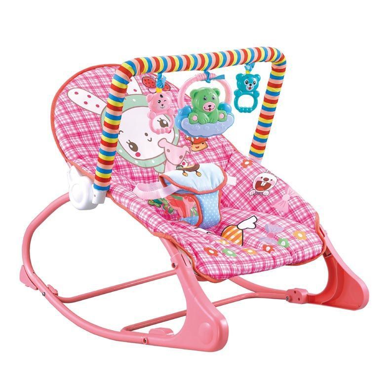 Compact Travel Bassinet | Foldable Baby Rocking Chair with Net