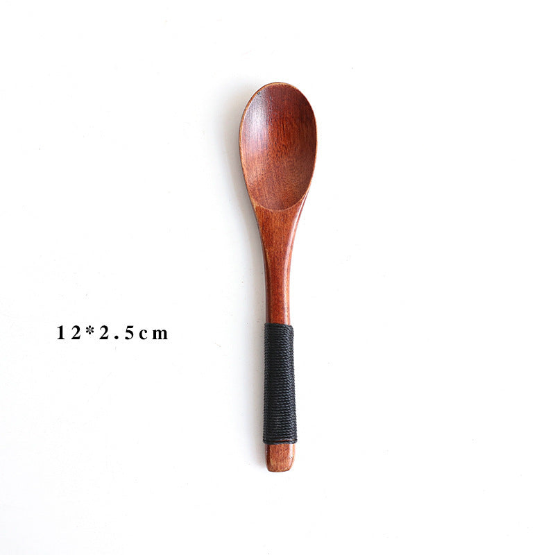 TinyWooden Baby Eating Spoon – Natural Wooden Construction, Safe & Durable Design | Essential First Feeding Utensil for Infants & Toddlers